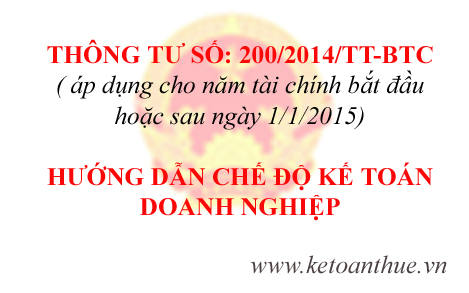 Thông tư 200-2014. bảng cân đối kế toán của doanh nghiệp không đáp ứng giả định hoạt động liên tục