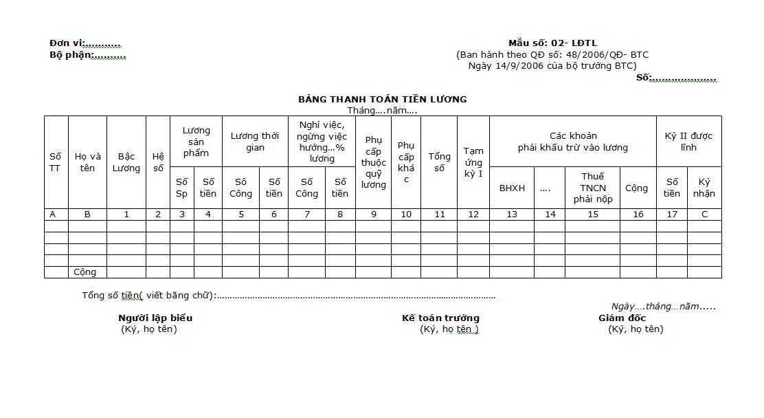 Mẫu số 02- LĐTL